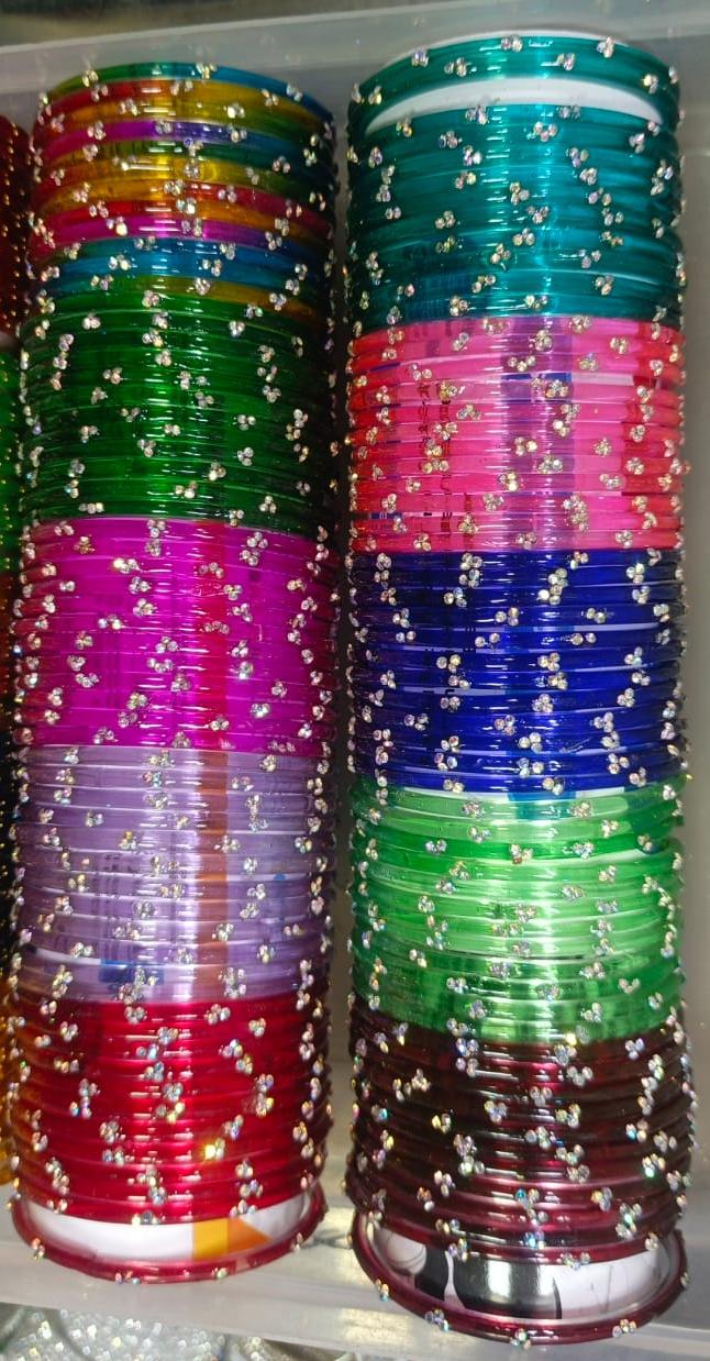 Flower Dot Bangles
