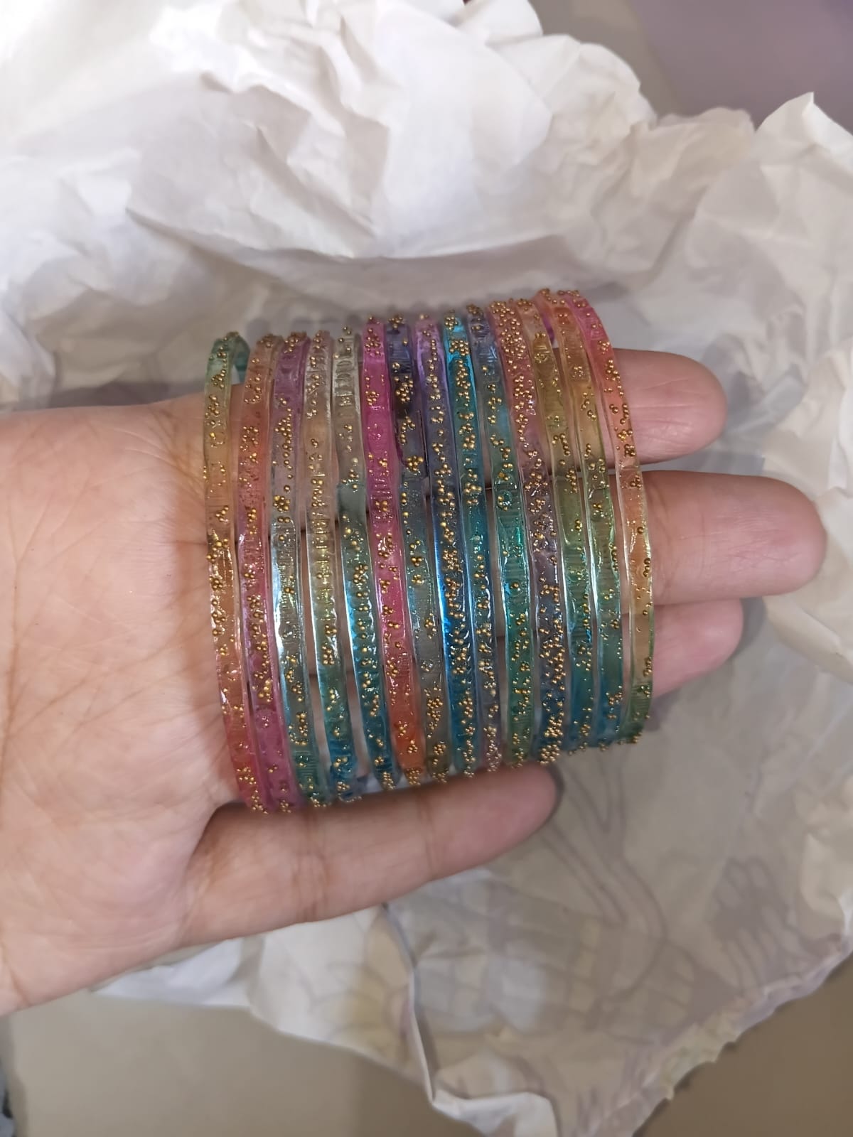 RAINDROP BANGLES PK