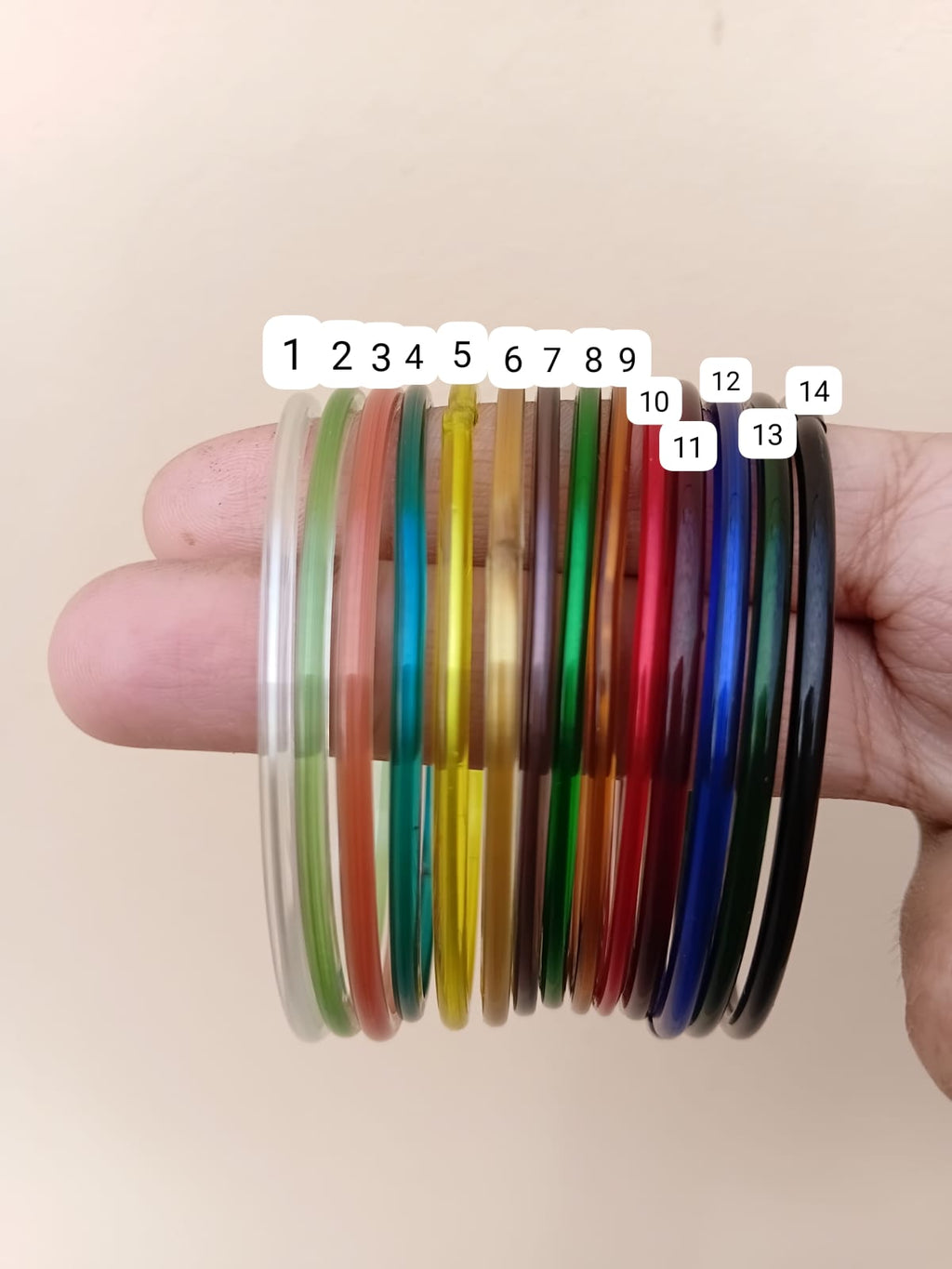 THIN GLASS BANGLES ✨️