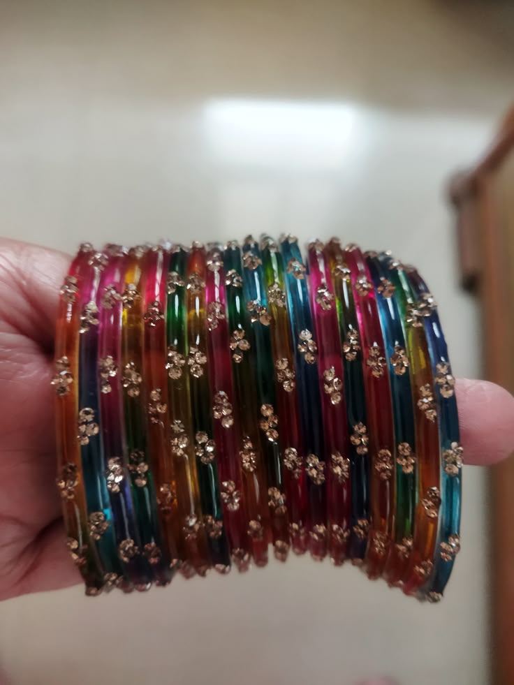 Flower Dot Bangles
