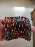 Flower Dot Bangles