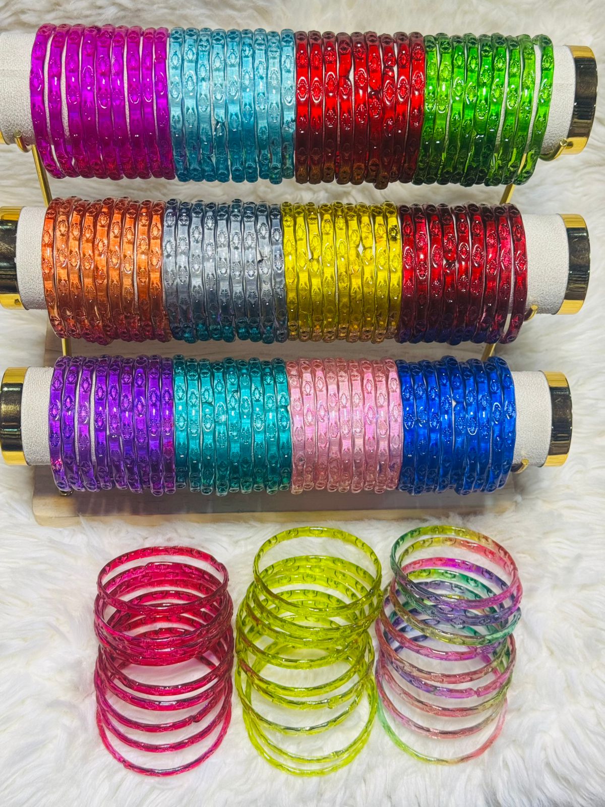 6MM JELLY GLASS BANGLES